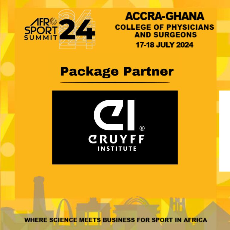 Johan Cruyff Institute, knowledge partner of AfroSport Summit 2024